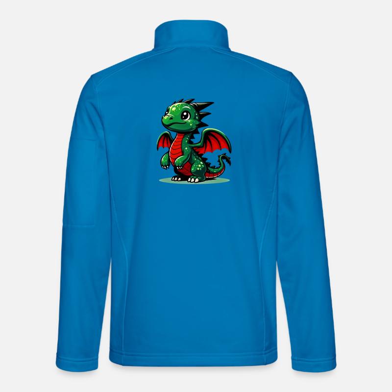 Drachen - Unisex Softshelljacke - Lichtblau