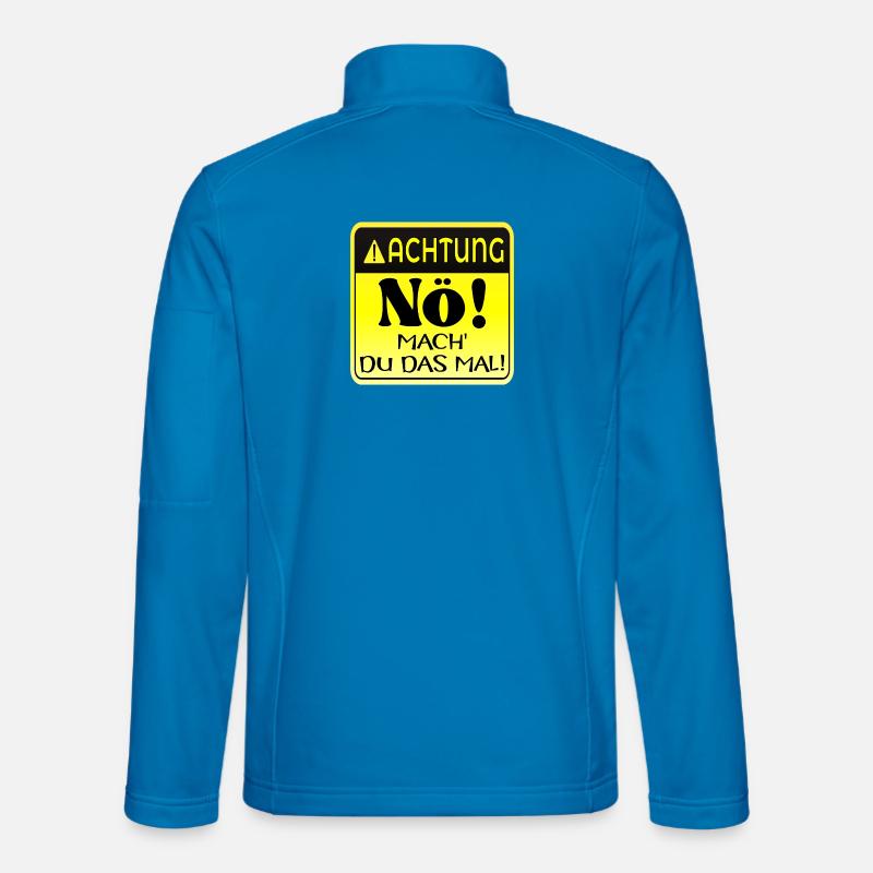 VERANTWORTUNG - Unisex Softshelljacke - Lichtblau