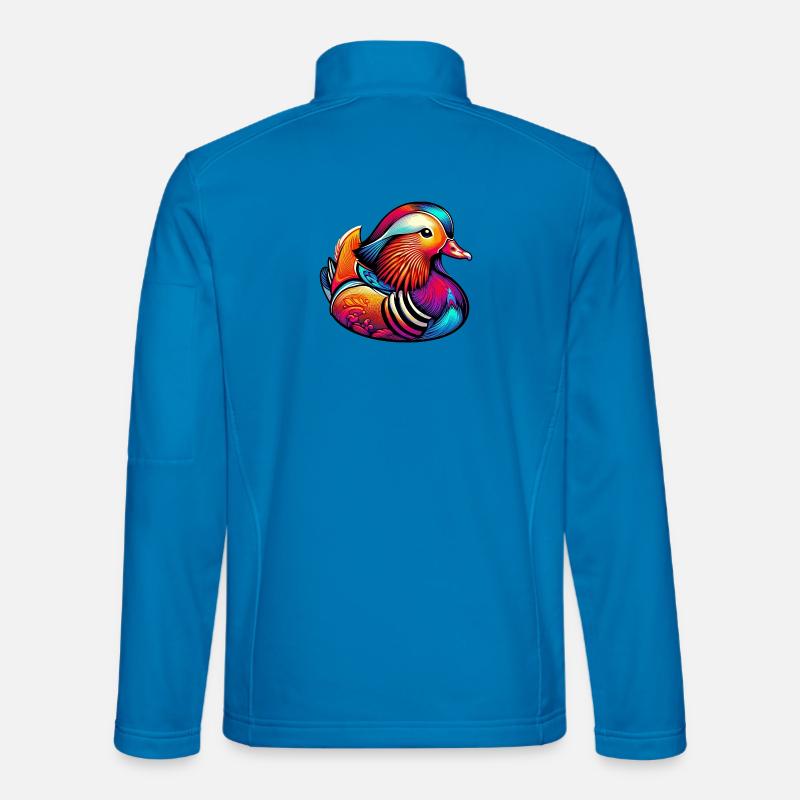 Mandarinente - Unisex Softshelljacke - Lichtblau