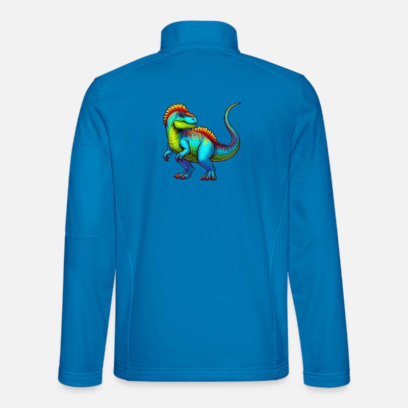 Dinosaur - Unisex Softshell Jacket - light blue