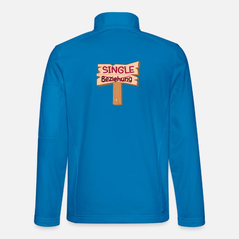BEZIEHUNG SINGLE SPRÜCHE - Unisex Softshelljacke - Lichtblau