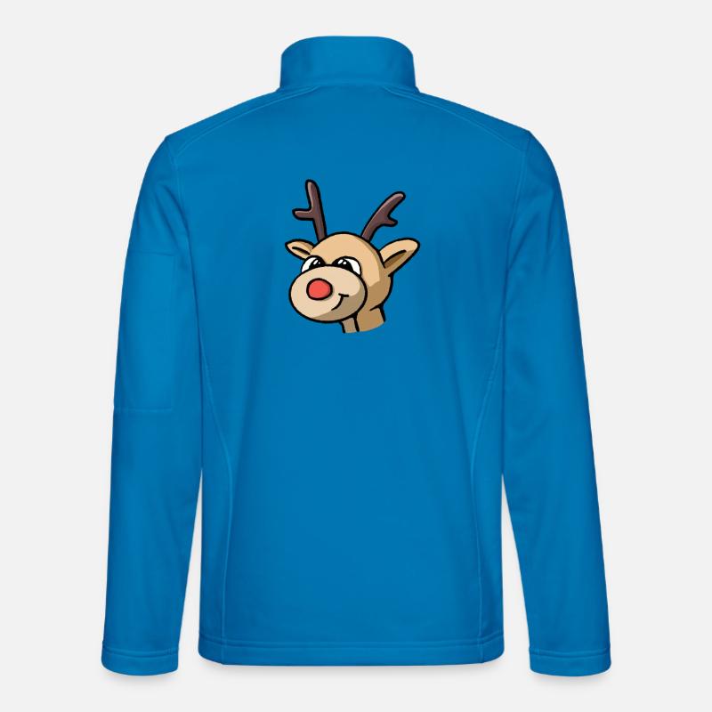 Rudolf Reindeer - Unisex Softshell Jacket - light blue