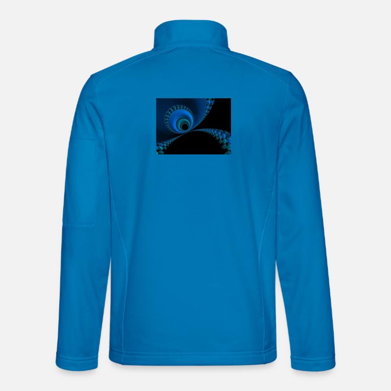 Abstraktion - Unisex Softshelljacke - Lichtblau