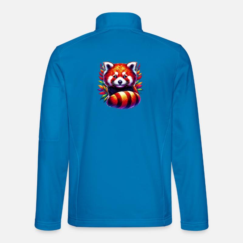 Kleiner Panda - Unisex Softshelljacke - Lichtblau