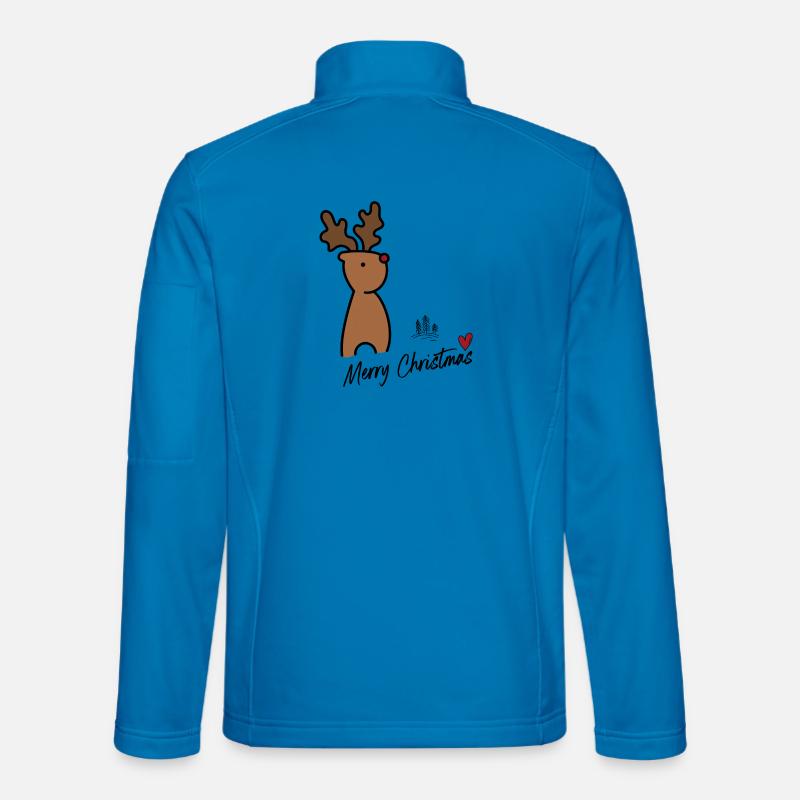 Kleiner Elch - Unisex Softshelljacke - Lichtblau