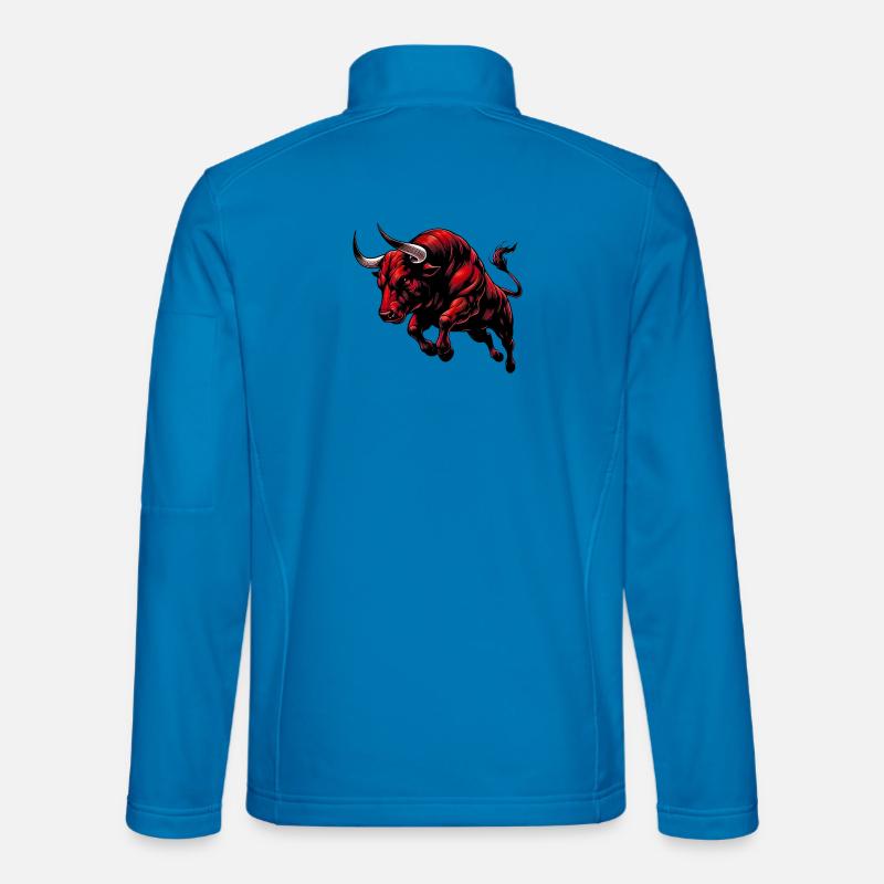 Stier - Unisex Softshelljacke - Lichtblau