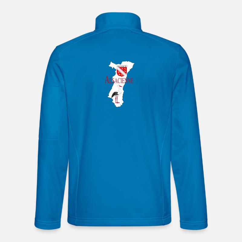Elsässisch - Unisex Softshelljacke - Lichtblau