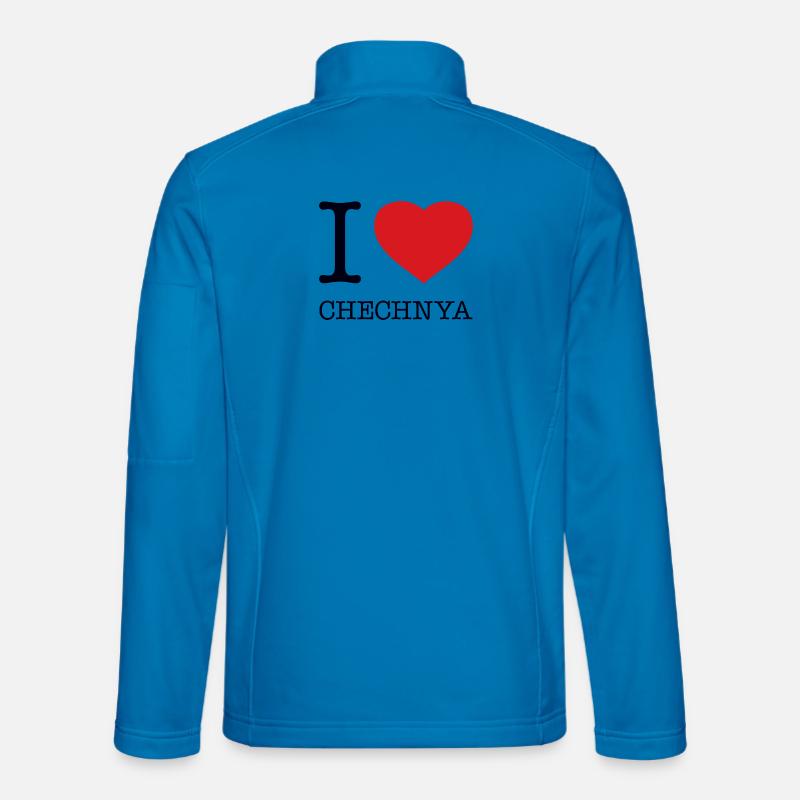 I LOVE CHECHNYA - Unisex Softshelljacke - Lichtblau