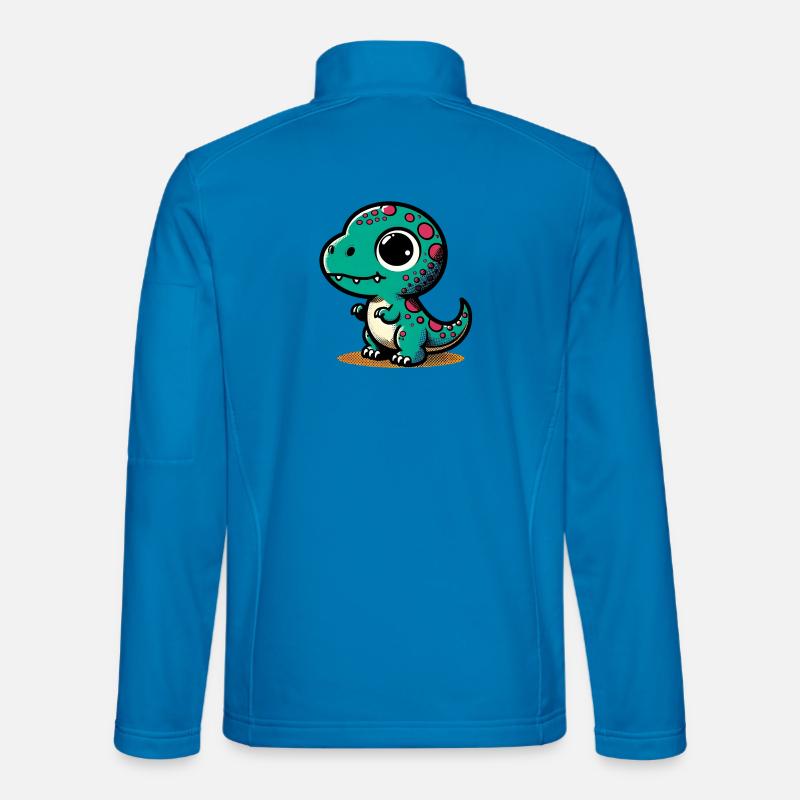 Dinosaur - Unisex Softshell Jacket - light blue
