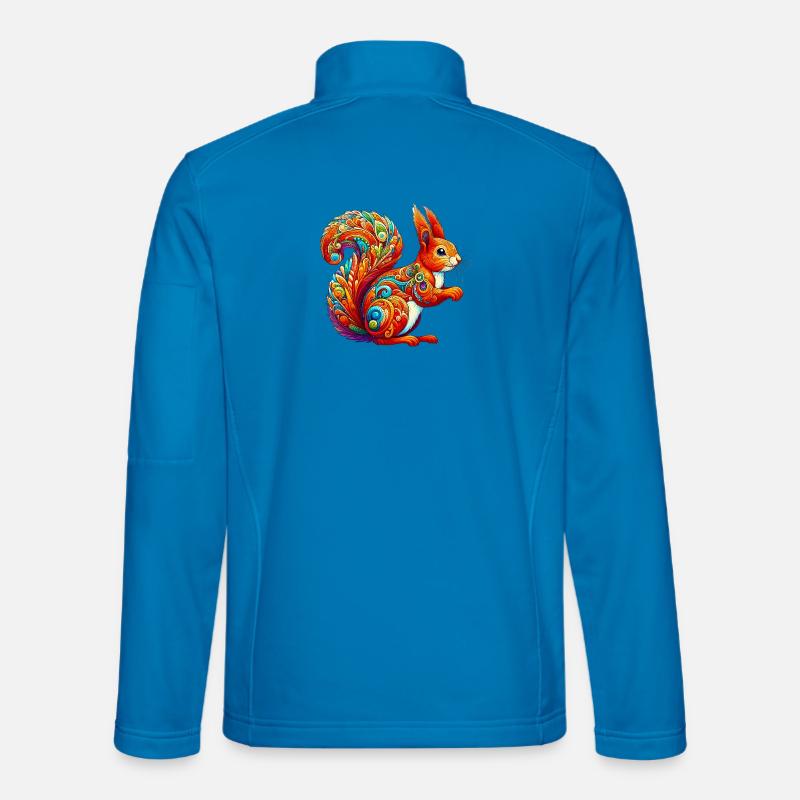 Eichhörnchen - Unisex Softshelljacke - Lichtblau