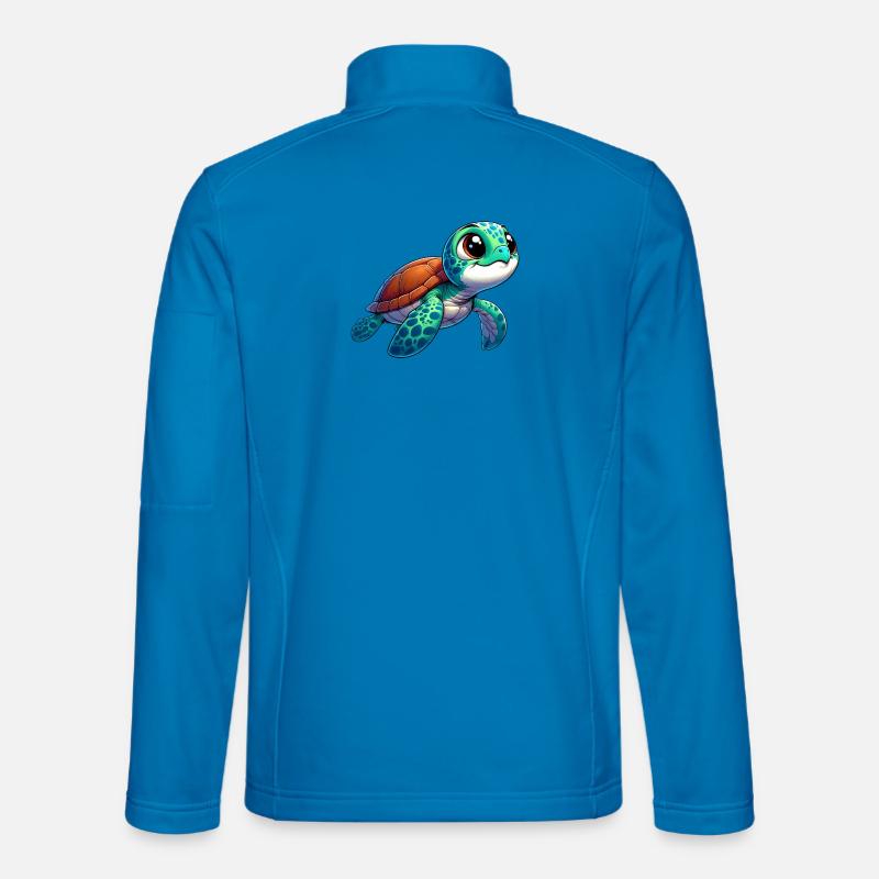 Schildkröte - Unisex Softshelljacke - Lichtblau