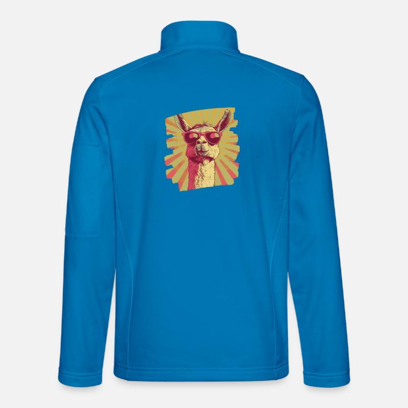 Alpaka - Unisex Softshelljacke - Lichtblau