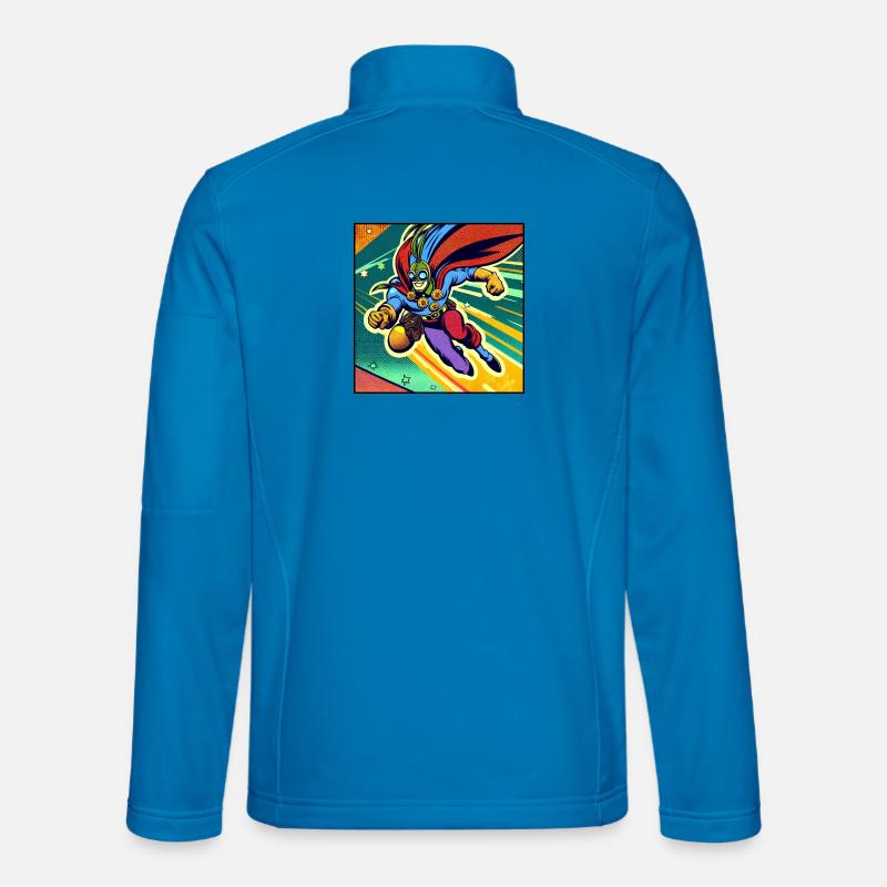 Superhero - Unisex Softshell Jacket - light blue