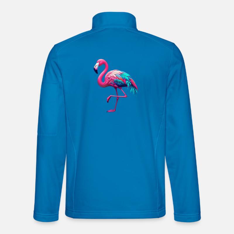 Flamingo - Unisex Softshell Jacket - light blue