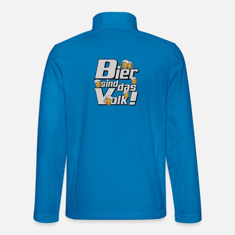 Bier , Bier Trinker , Bier sind das Volk (25) Unisex Softshelljacke