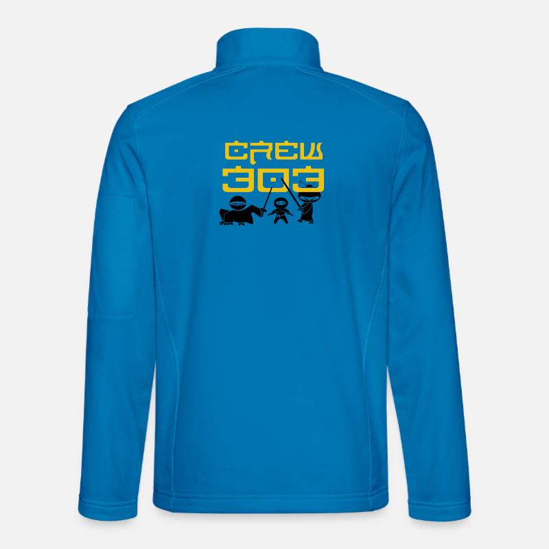 CREW 303 - Unisex Softshelljacke - Lichtblau