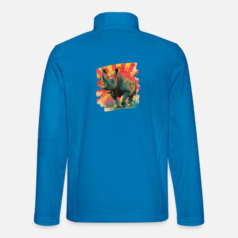 Nashorn - Unisex Softshelljacke - Lichtblau