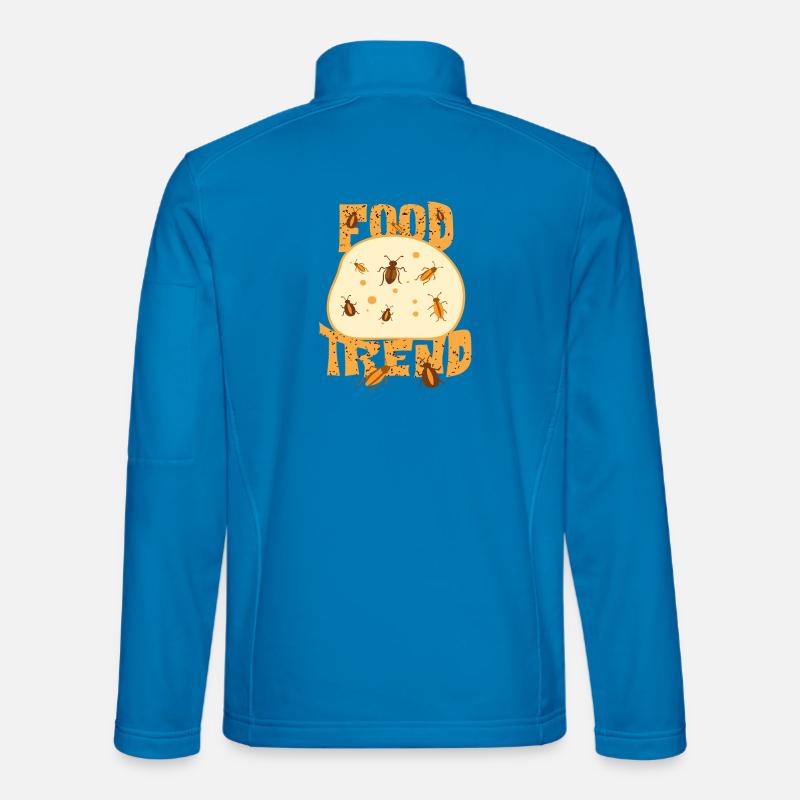 Insekten Brot - Unisex Softshelljacke - Lichtblau