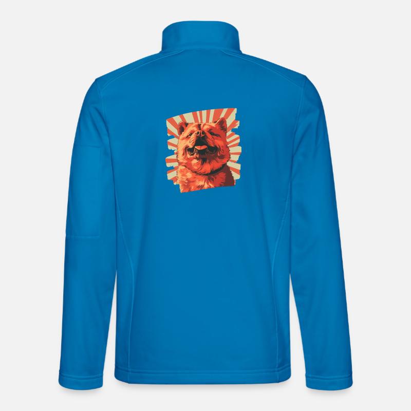 Chow Chow - Unisex Softshell Jacket - light blue