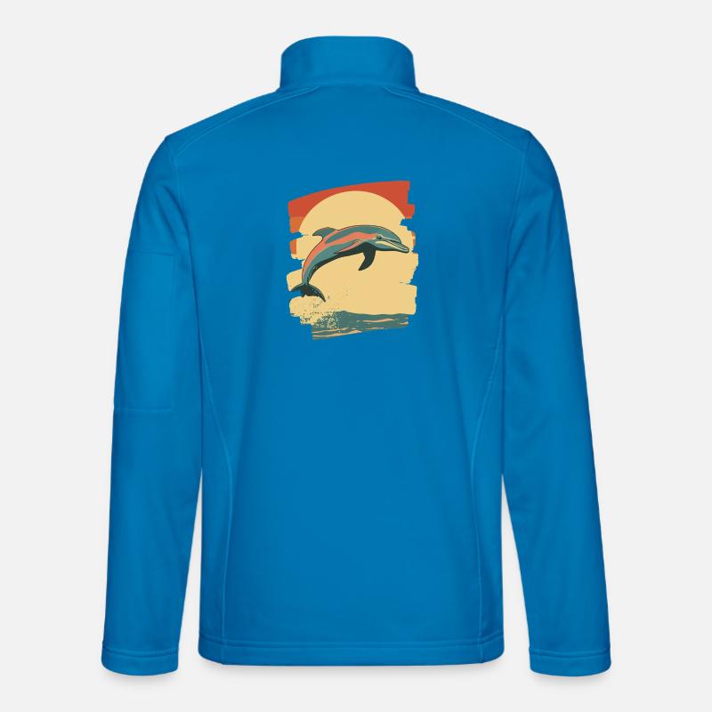 Dolphin - Unisex Softshell Jacket - light blue