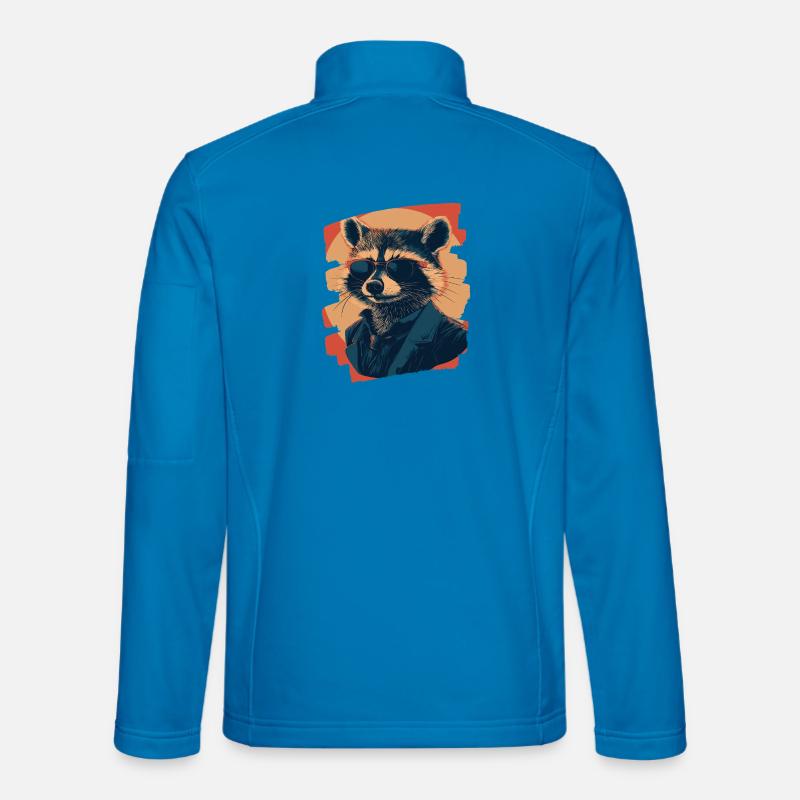Waschbär - Unisex Softshelljacke - Lichtblau