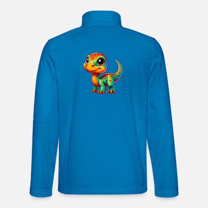 Dinosaur - Unisex Softshell Jacket - light blue