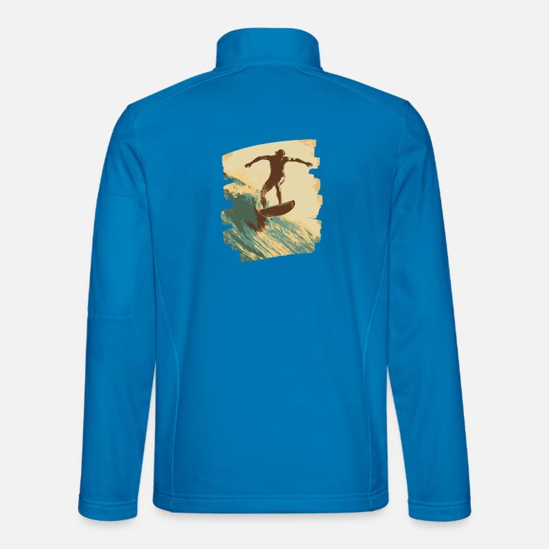 Surfer - Unisex Softshelljacke - Lichtblau