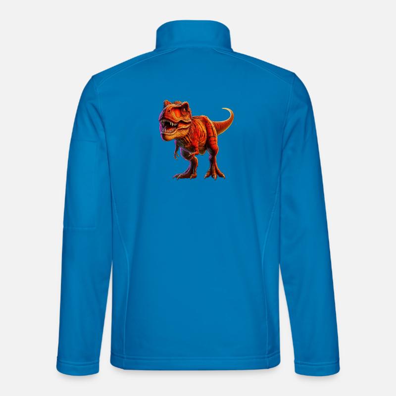 Dinosaur - Unisex Softshell Jacket - light blue