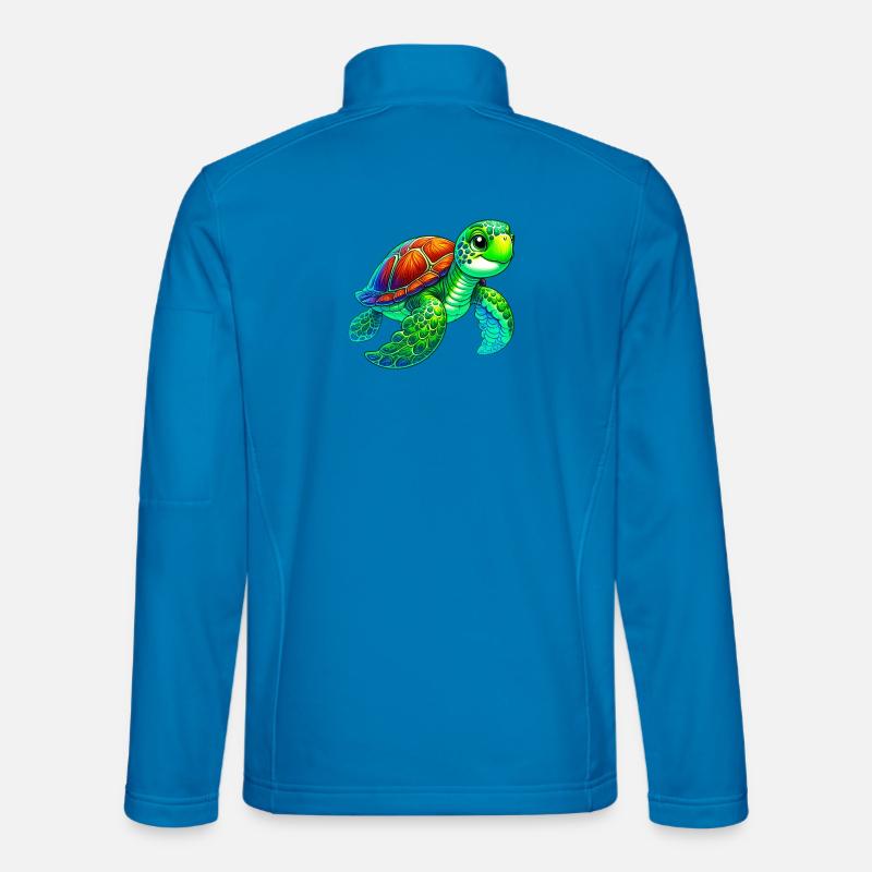 Turtle - Unisex Softshell Jacket - light blue