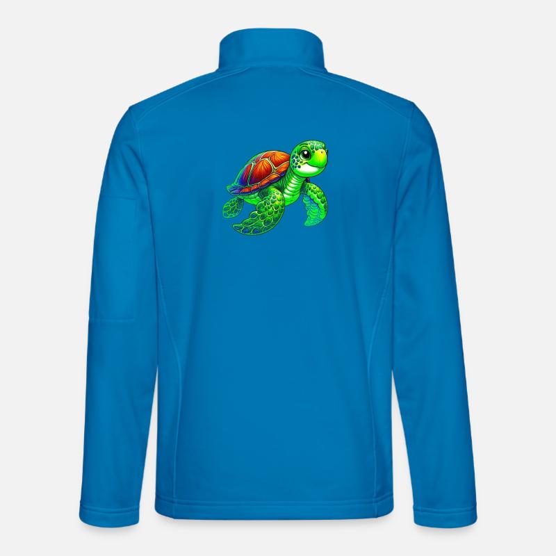 Turtle - Unisex Softshell Jacket - light blue