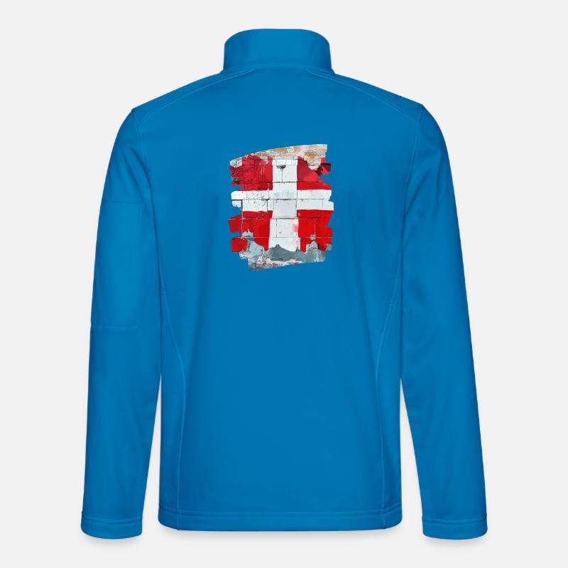 Denmark Flag Dannebrog Unisex Softshell Jacket