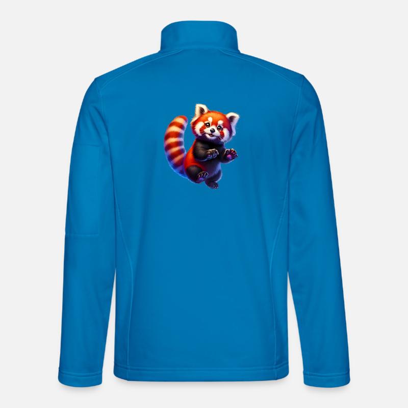 Red panda - Unisex Softshell Jacket - light blue