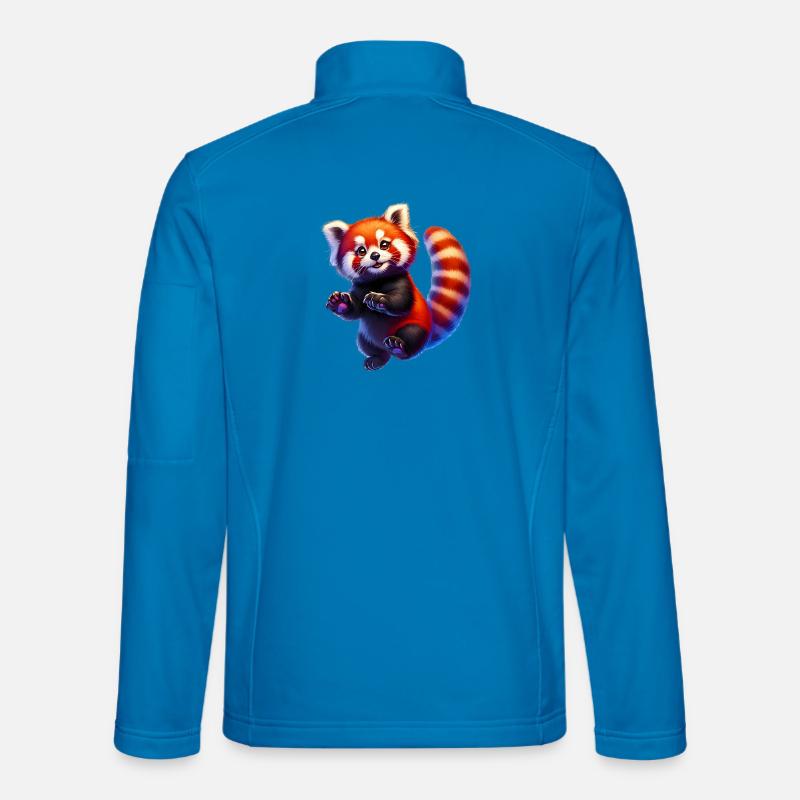 Kleiner Panda - Unisex Softshelljacke - Lichtblau