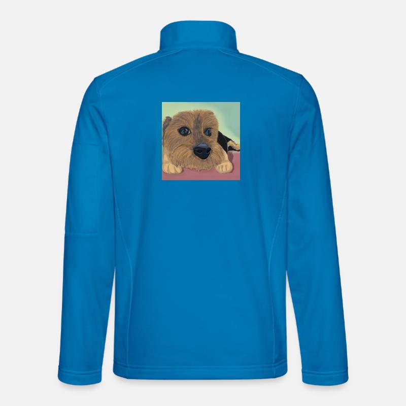 Hundeaugen oder Liebesreflex Unisex Softshelljacke