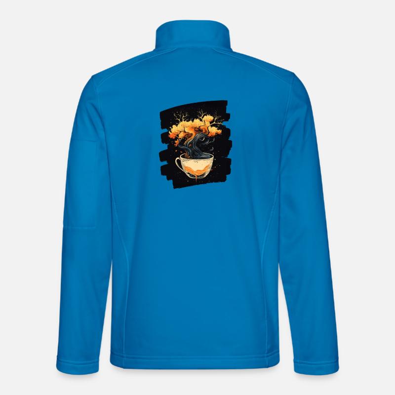 Coffee Coffee Coffee Lovers - Unisex Softshell Jacket - light blue