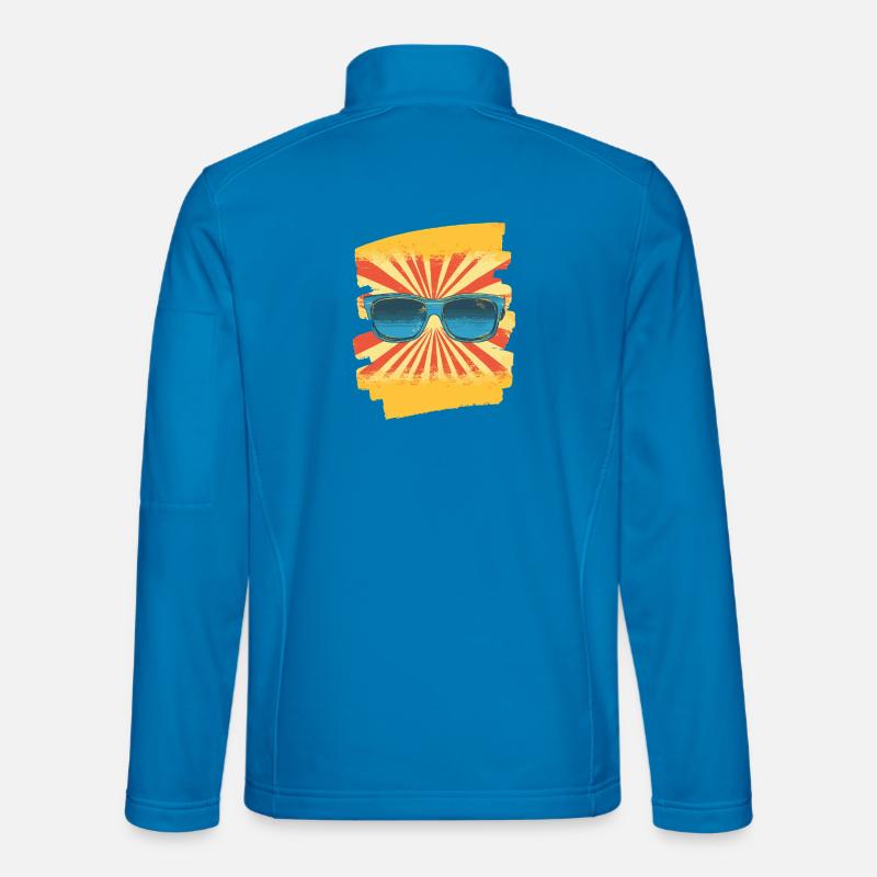Sonnenbrille - Unisex Softshelljacke - Lichtblau
