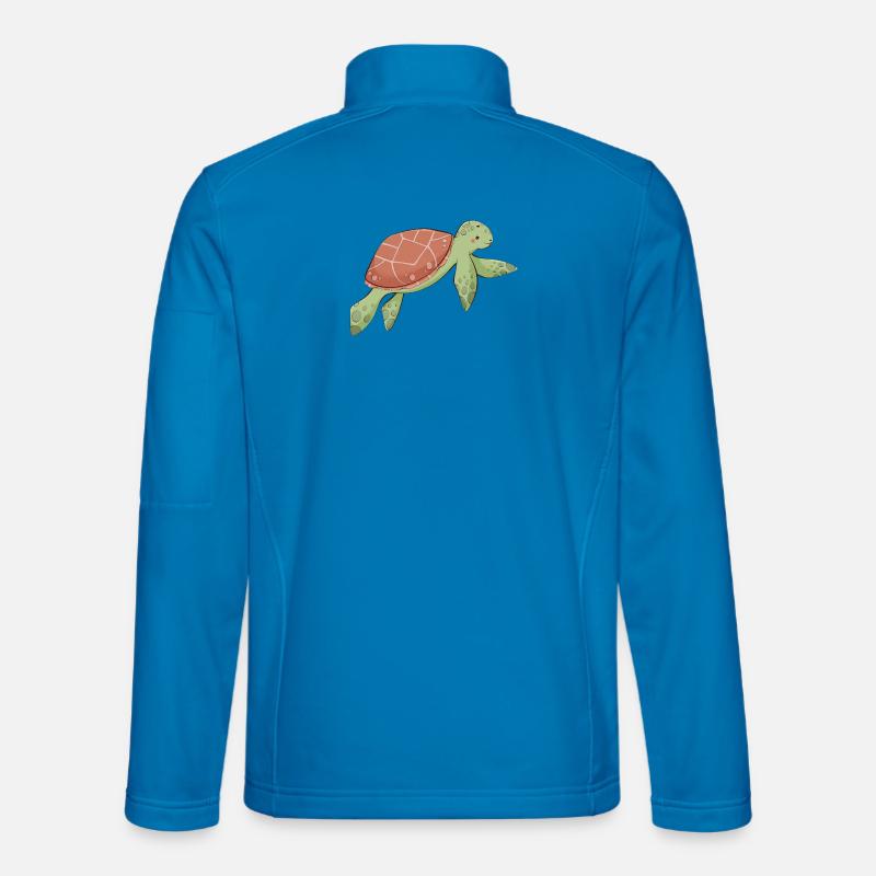 Turtle - Unisex Softshell Jacket - light blue