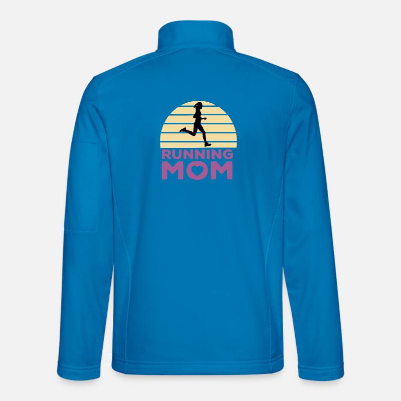 Running mom - Unisex Softshell Jacket - light blue
