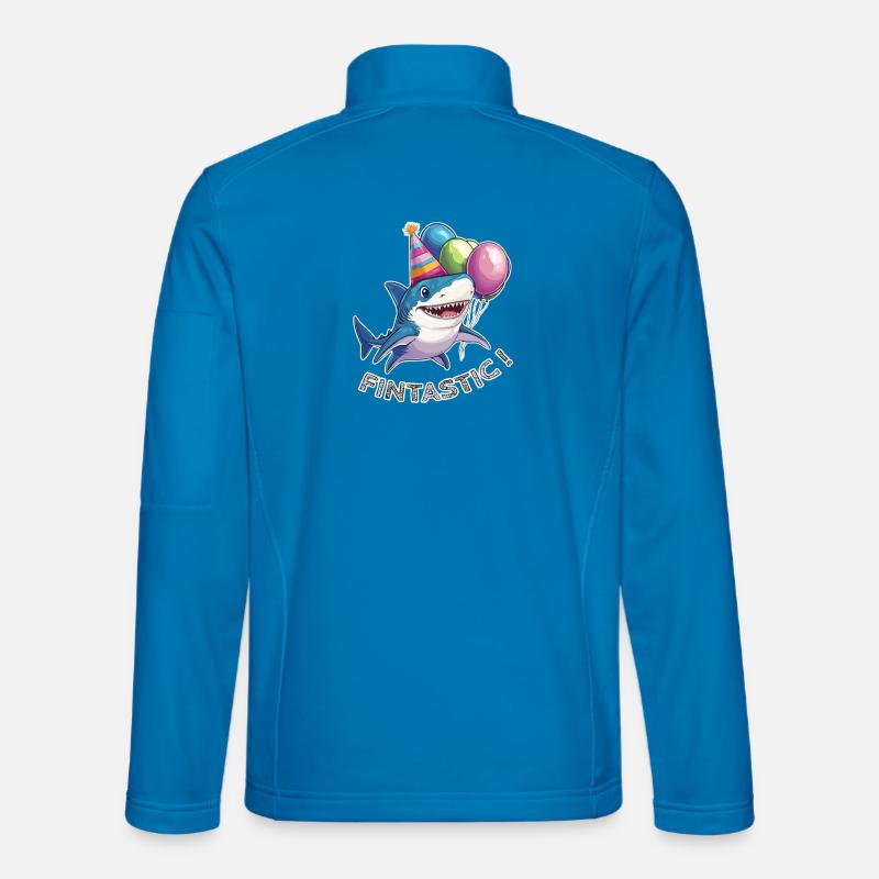 Jaw-some Celebration - Unisex Softshell Jacket - light blue