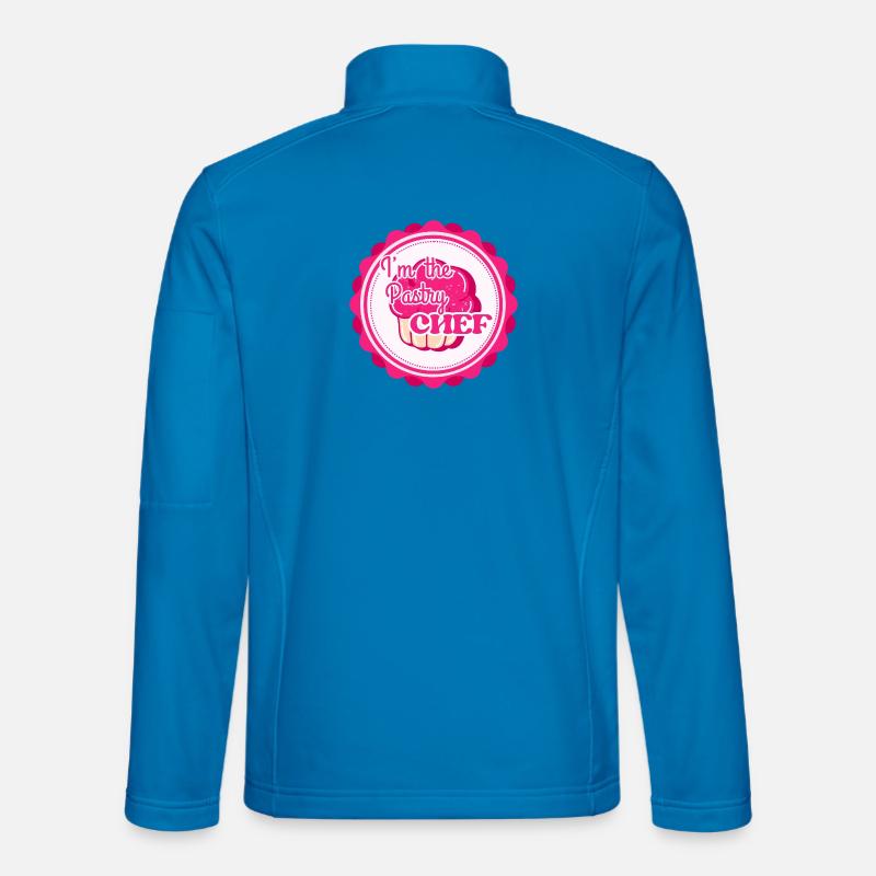 ICH BIN DER KONDITOR - Unisex Softshelljacke - Lichtblau