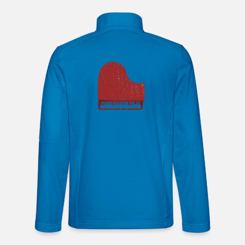 Piano Passion Pulse - Unisex Softshell Jacket - light blue
