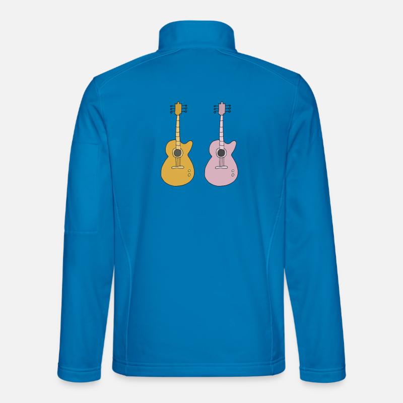 zwei gitarren - Unisex Softshelljacke - Lichtblau