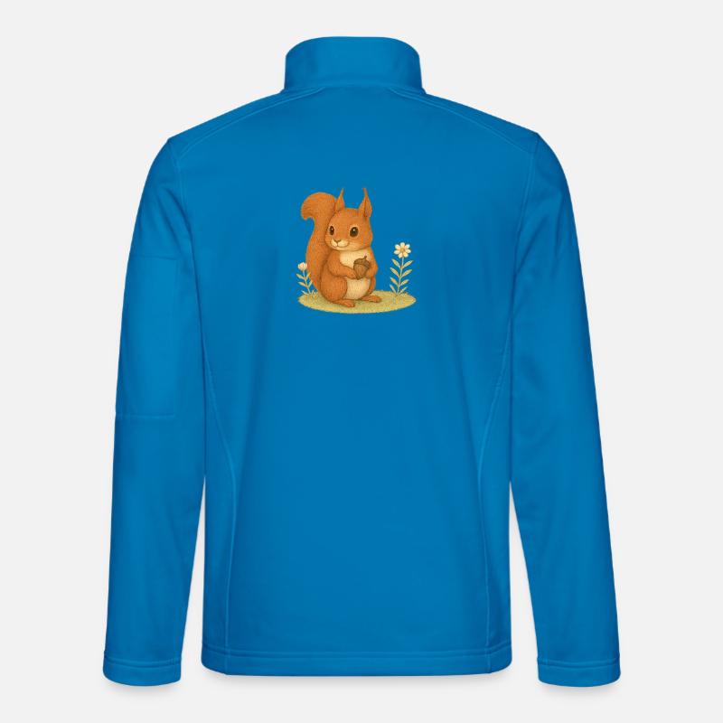 Nordic Forest - Squirrel - Unisex Softshell Jacket - light blue