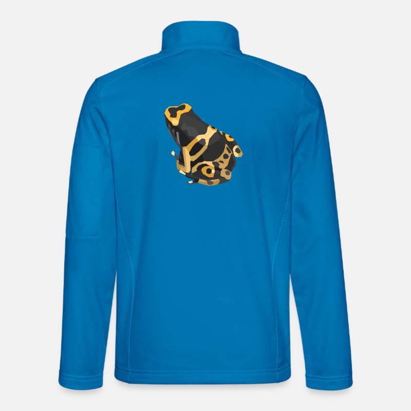 Hummelfrosch Geometrisches Design - Unisex Softshelljacke - Lichtblau