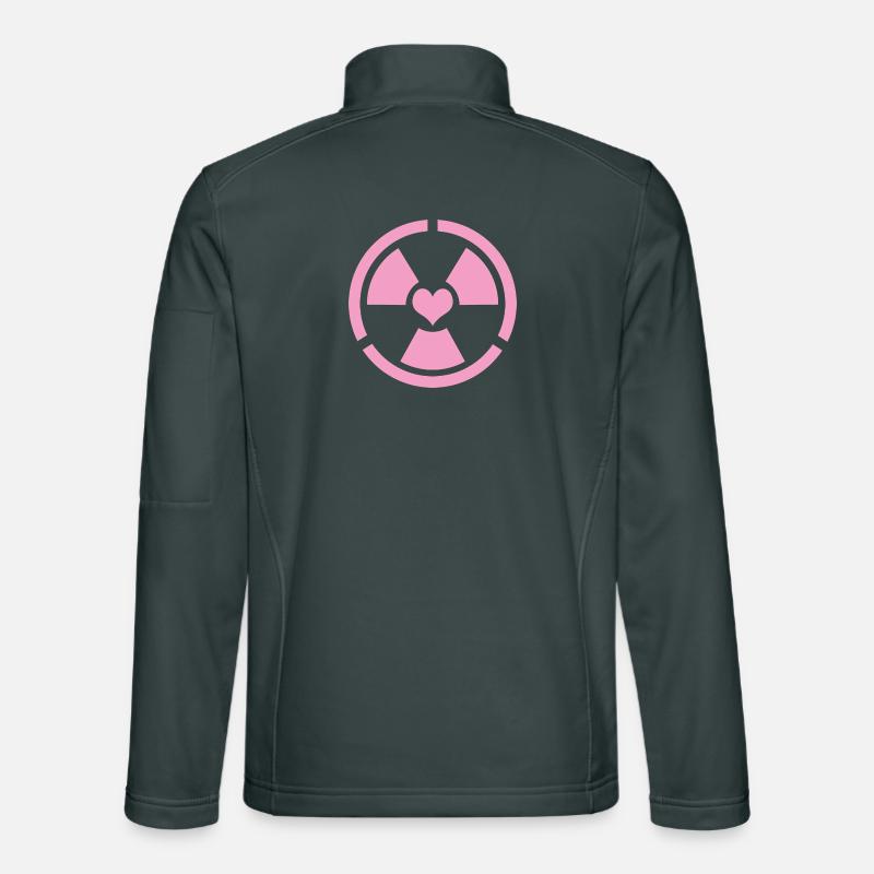 Liebe Strahlung Unisex Softshelljacke