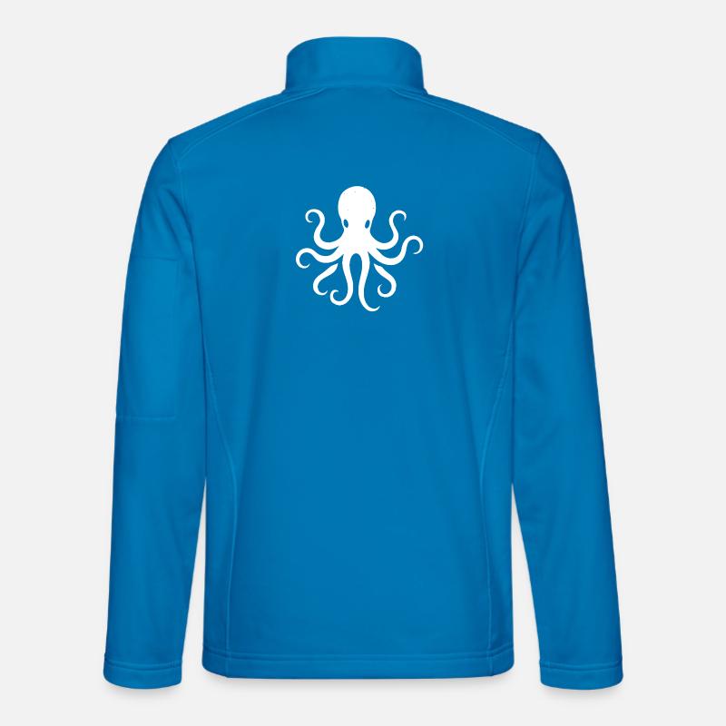 Oktopus - Unisex Softshelljacke - Lichtblau
