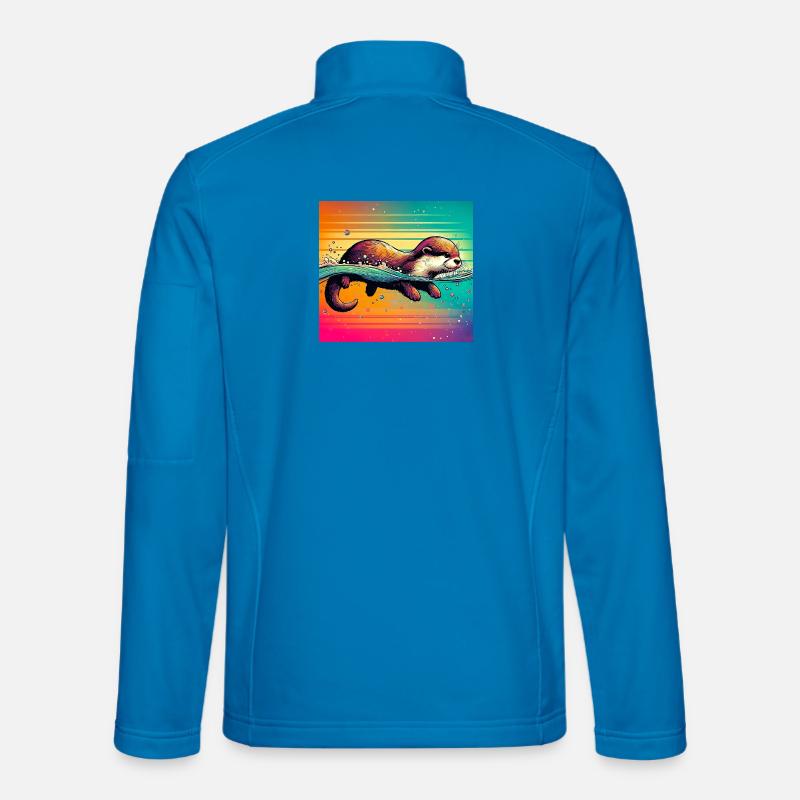 otter - Unisex Softshell Jacket - light blue