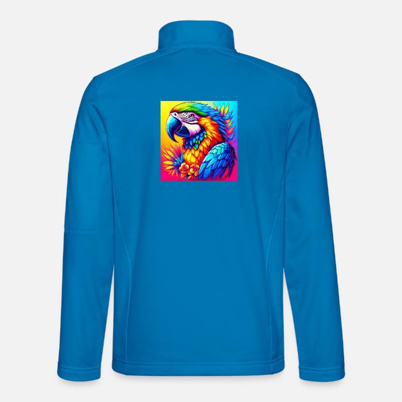 parrot - Unisex Softshell Jacket - light blue