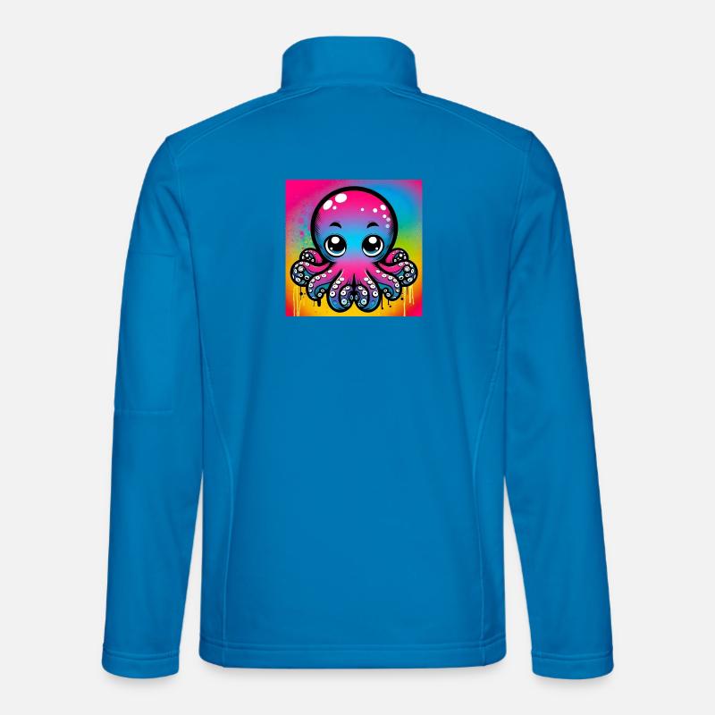 Octopus - Unisex Softshell Jacket - light blue