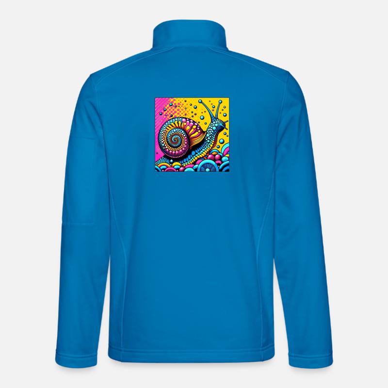 Schnecke - Unisex Softshelljacke - Lichtblau